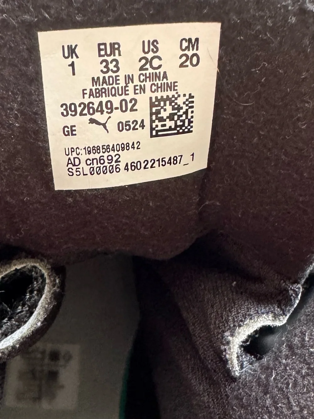 Puma gently used